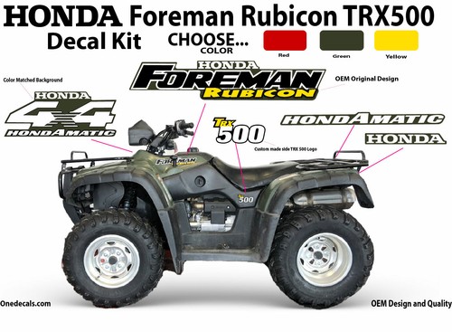 Honda foreman rubicon decal - rubicon,